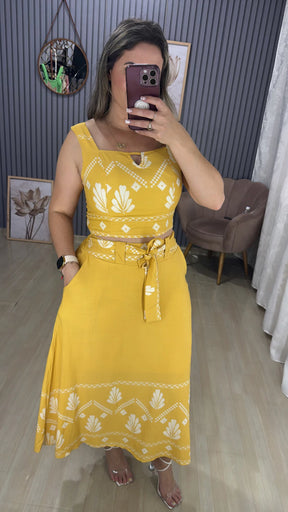 Conjunto Saia Midi Sarah