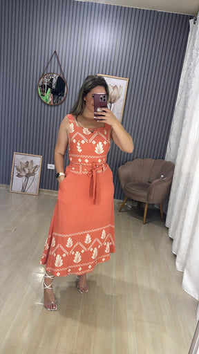 Conjunto Saia Midi Sarah