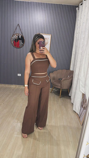 Conjunto pantalona linho