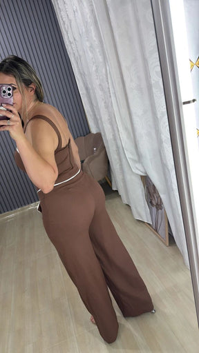 Conjunto pantalona linho