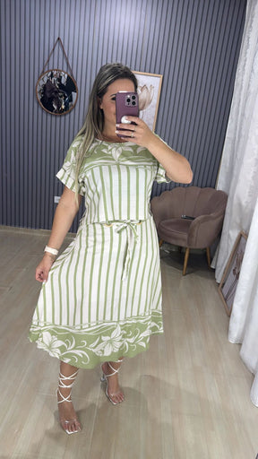 Conjunto saia midi lista