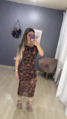 Vestido mídi tuli