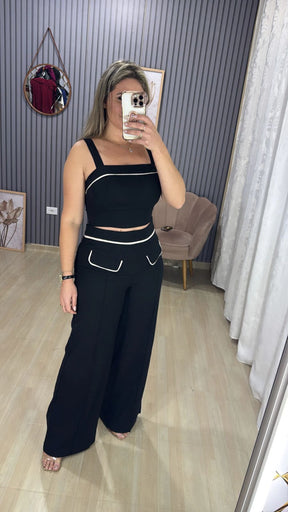 Conjunto pantalona linho