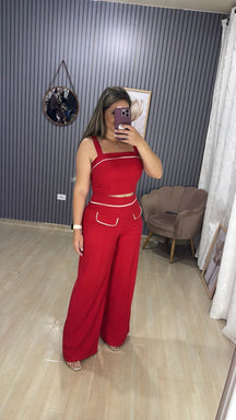 Conjunto pantalona linho